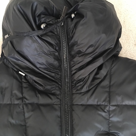 Black Puffy coat jacket by laundry shelli segal - Picture 2 of 4